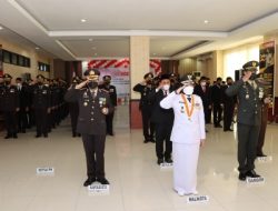 Dandim 0410/KBL Ikuti Upacara Peringatan Hari Bhayangkara Ke-76