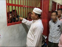 Malam Takbiran Idul Adha, Kalapas Narkotika Bandar Lampung Halal Bihalal Keliling Blok Narapidana