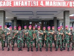 Danbrigif 4 Marinir/BS Terima Penyerahan Jabatan Pasintel