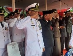 Palakhar Paspers Mewakili Danbrigif 4 Marinir/BS Hadiri Upacara HUT 15 Kabupaten Pesawaran
