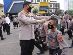Polresta Bandarlampung Sambut Bintara Remaja Brigadir Polri T.A. 2022
