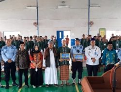 Kadivpas Kemenkumham Lampung Berikan Hadiah Umroh Gratis Kepada WBP Saat Penutupan Manasik Haji di Lapas Narkotika Bandarlampung