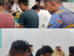 Andikpas LPKA Kelas II Bandarlampung Ikuti Kegiatan Pengajian Rutin di Masjid Al-ikhlas