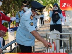 Peringati HDKD Ke-77, Kanwil Lampung Laksanakan Upacara Tabur Bunga di TMP Bandarlampung