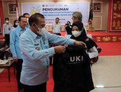 Kakanwil Kemenkumham Lampung Turut Kukuhkan Guru Kekayaan Intelektual Pada Rakernis DJKI