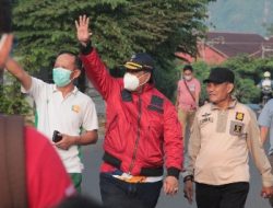 Euforia Kemeriahan HDKD Ke-77, Jajaran Kanwil Kemenkumham Lampung Gelar Kegiatan Jalan Santai