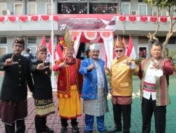 Upacara Bender Peringati HUT Kemerdekaan RI ke-77, Kakanwil Lampung Mengajak Seluruh Jajaran Bersatu Padu Untuk Indonesia Maju