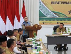 Gubernur Arinal Djunaidi Dampingi Menteri Perdagangan RI Dalam Arahan dan Dialog Bersama Walikota Se-Provinsi Lampung
