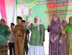 Wagub Chusnunia Hadiri Pengajian Akbar Triwulanan Muslimat NU Lampung Utara