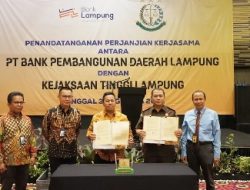 Untuk Meningkatkan Performa, Bank Lampung Gandeng Kejaksaan Tinggi Lampung