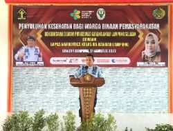 Lapas Narkotika Kelas IIA Bandarlampung Berikan Pelayanan Kesehatan Promotif Untuk Warga Binaan