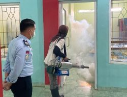 Cegah Demam Berdarah, LPKA Klas II Bandarlampung Lakukan Fogging
