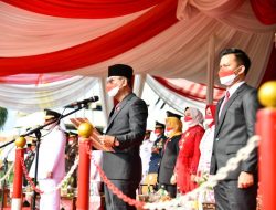 Mingrum Gumay Menjadi Petugas Pelaksana Pembacaan Teks Proklamasi pada Upacara HUT RI ke-77