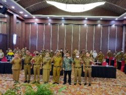 Rakor Pengembangan Sentra Industri Kecil dan Menengah se- Provinsi Lampung, Gubernur Arinal Ajak Kabupaten/Kota Bersinergi Tingkatkan Daya Saing UMKM Agar Dapat Menopang Perekonomian Daerah