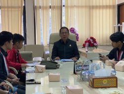 Gerakan Mahasiswa Nasional Indonesia Mendatangi Kantor DPRD Lampung