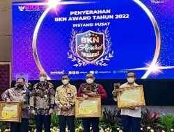 Lagi, Kemenkumham Raih 2 BKN Award Tahun 2022
