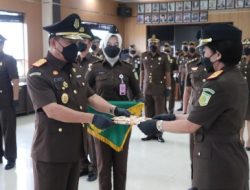 Kajati Lampung Pimpin Upacara Pengambilan Sumpah, Pelantikan dan Serah Terima Jabatan Pejabat Eselon II dan III