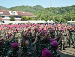 Panggung Prajurit Korps Marinir TNI AL Menghibur Marinir Wilayah Lampung