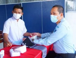 Sinergi Dengan Dinkes Lampung Selatan dan Puskesmas, Lapas Kalianda Periksa Kesehatan Petugas