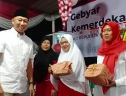 Anggota DPRD Lampung, Rahmat Mirzani Djausal Hadiri Puncak Gebyar Kemerdekaan HUT RI ke-77 di Posko Rakyat