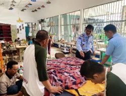 Kalapas Rajabasa Tinjau Proses Kegiatan Pembinaan Kemandirian Warga Binaan Setiap Hari