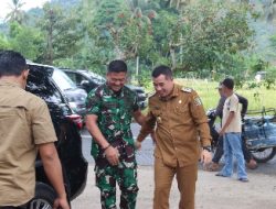 Pererat Silaturahmi dan Sinergitas, Danbrigif 4 Mar/BS Makan Siang Bareng Bupati Pesawaran