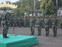 Pimpin Upacara Kenaikan Pangkat, Dandim 0410/KBL : Pangkat Ini Penghargaan Dari Negara