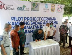 OJK bersama AAUI Gelar Gerakan Kampung Sadar Asuransi di Kecamatan Rajabasa Bandarlampung