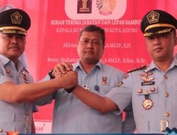 Saksikan Sertijab Kepala Rutan Kelas IIB Kotaagung, Kadivpas: Terimakasih Atas Dedikasi Selama Ini