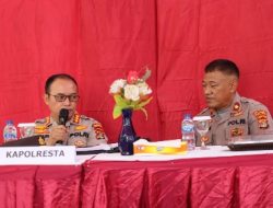 Kapolresta Bandarlampung Lakukan Kunjungan Kerja ke Polsek Teluk Betung Timur