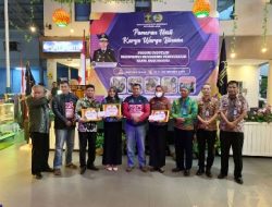 Bapas Kelas II Bandarlampung Raih Penghargaan Dengan Stand Pengunjung Teramai Saat Pameran Hasil Karya Warga Binaan