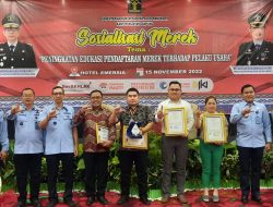 Kementerian Hukum dan HAM RI Serahkan Sertifikat Merek Dalam Kegiatan Sosialisasi Merek di Lampung