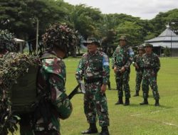 Danbrigif 4 Marinir Pimpin Apel Gelar Kesiapan Latihan Opsrat Brigif 4 Marinir 2022