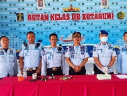 Rutan Kotabumi Laksanakan Apel Kesiapsiagaan Natal 2022 dan Tahun Baru 2023