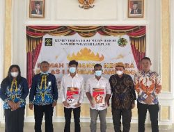 6 Warga Binaan Rutan Bandarlampung Terima Remisi Khusus Natal 2022