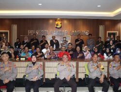 Polresta Bandar Lampung Gelar Konferensi Pers Akhir Tahun 2022