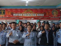 Bertolak ke Pesisir Barat, Sorta Beri Penguatan Tusi Pegawai Rutan Kelas IIB Krui dan Tinjau Aset Eks Balai Sidang