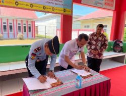 Kepala LPKA Bandarlampung Tandatangani Perjanjian Kerjasama Dengan Stakeholder Terkait