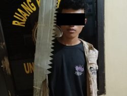 Bawa Gergaji Besi, Polsek Tanjung Karang Barat Amankan Anggota Geng Motor di Rumah Warga