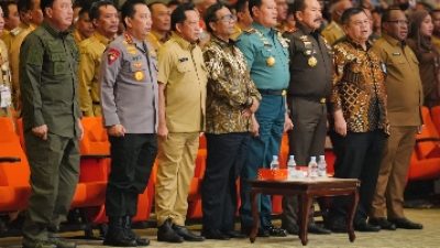 Kapolri di Rakornas Forkopimda: Beri Pendampingan Penggunaan Anggaran ke Pemda Hingga Kawal Inflasi