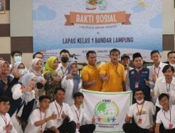 Gelar Bakti Sosial, Laznas dan CBBI Lakukan Periksa Kesehatan Kepada WBP Lapas Kelas I Bandarlampung
