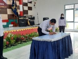 Lapas Kelas I Bandarlampung Melaksanakan Kegiatan Pencanangan Pembangunan Zona Integritas dan Penandatanganan Perjanjian Kerjasama