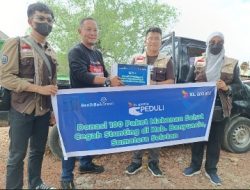 Dukung Cegah Stunting, XL Axiata Bagikan Makanan Sehat di Banyuasin