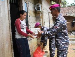 Wujudkan Kepedulian Brigif 4 Marinir/BS Adakan Jumat Berkah