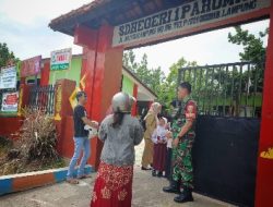 Cegah Tindak Kejahatan, Dandim 0410/KBL Kerahkan Babinsa Penjagaan Pelajar di Tiap Sekolah