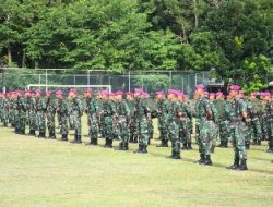 Yonif 7 Marinir Kembali di Percaya Mabes TNI Dalam Rangka Pengamanan dan Pengawalan Mabes TNI