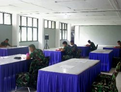 Perwira Pertama Brigif 4 Marinir/BS Laksanakan Tes Bahasa Inggris