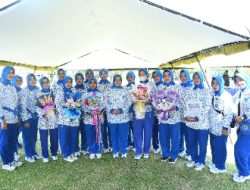 Jalasenastri Berkumpul di Mako Yonif 7 Marinir