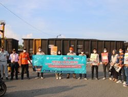 Tingkatkan Keselamatan Jelang Lebaran, PT KAI Divre IV Tanjungkarang Gandeng ITERA Lampung Gelar Kampanye Keselamatan di Perlintasan Sebidang