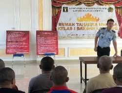 390 Warga Binaan Rutan Kelas I Bandarlampung Mendapatkan Remisi Hari Raya Idul Fitri